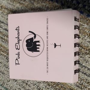 Egg & Dart Pink Elephants Spiral Bound Drink Recipes 2011 First Edition
